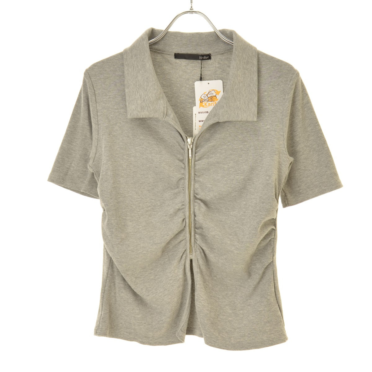HEATHER HE060757 フロントギャザーZIP/SS