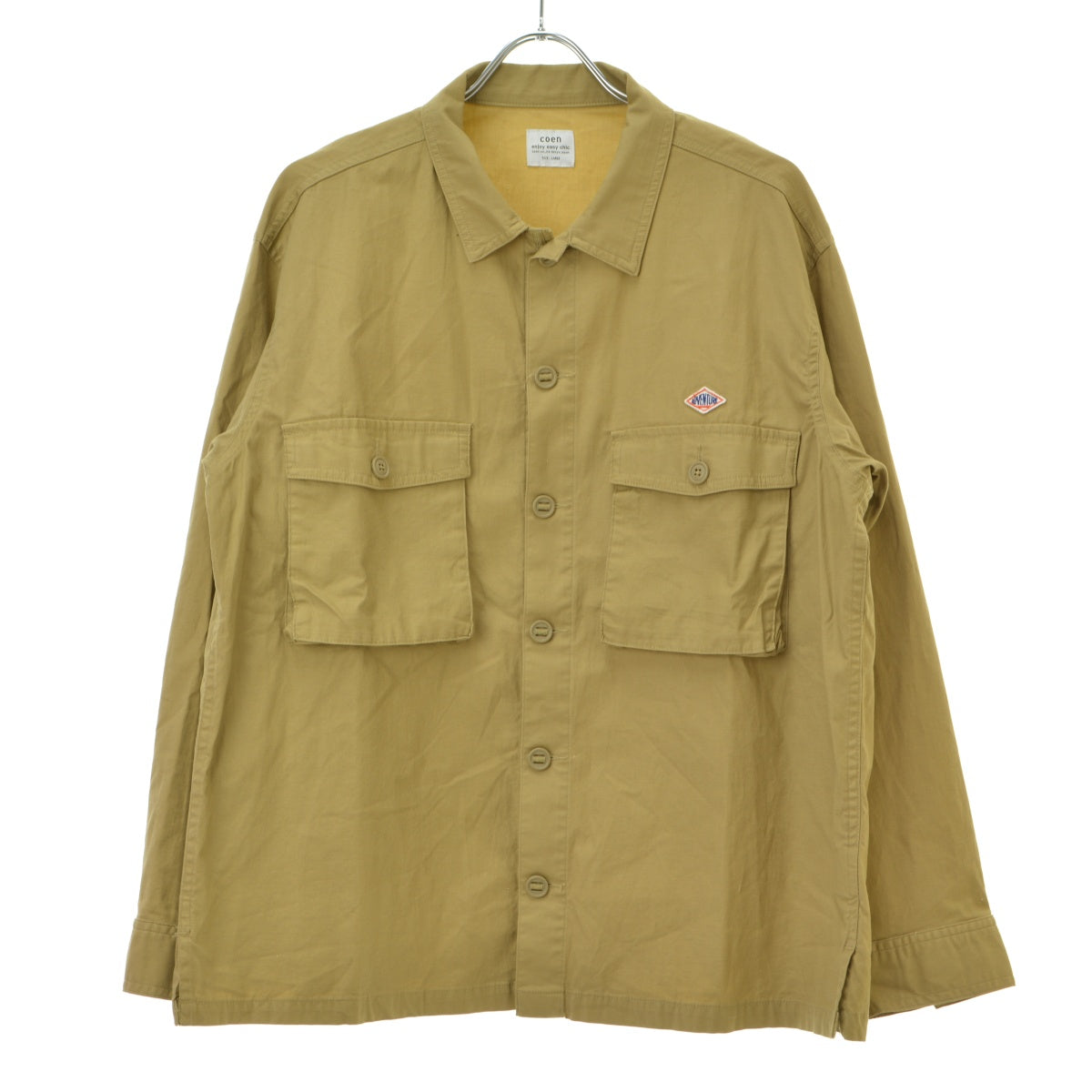 coen 20SS 7510-602-0031 ミリタリーシャツジャケット