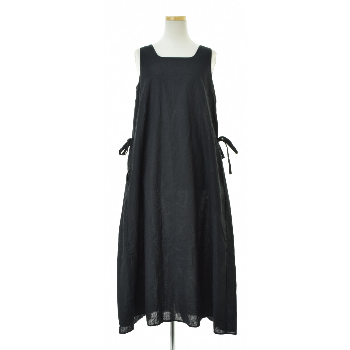 UNITED ARROWS Green Label Relaxing コットンリネンサイドリボンロング