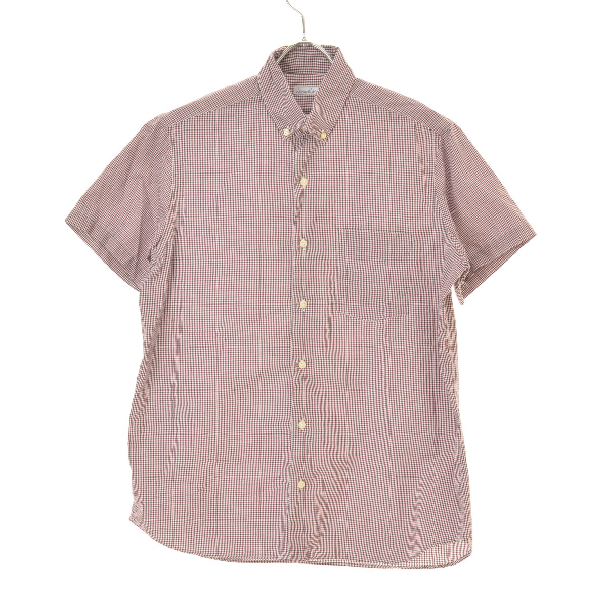 Steven alan チェックボタンダウン