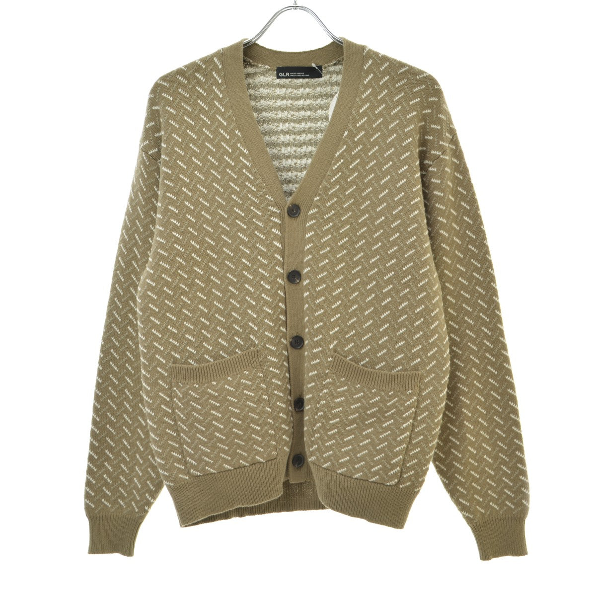 UNITED ARROWS Green Label Relaxing 3228-141-0455 クリアコットン アゼ Vネック