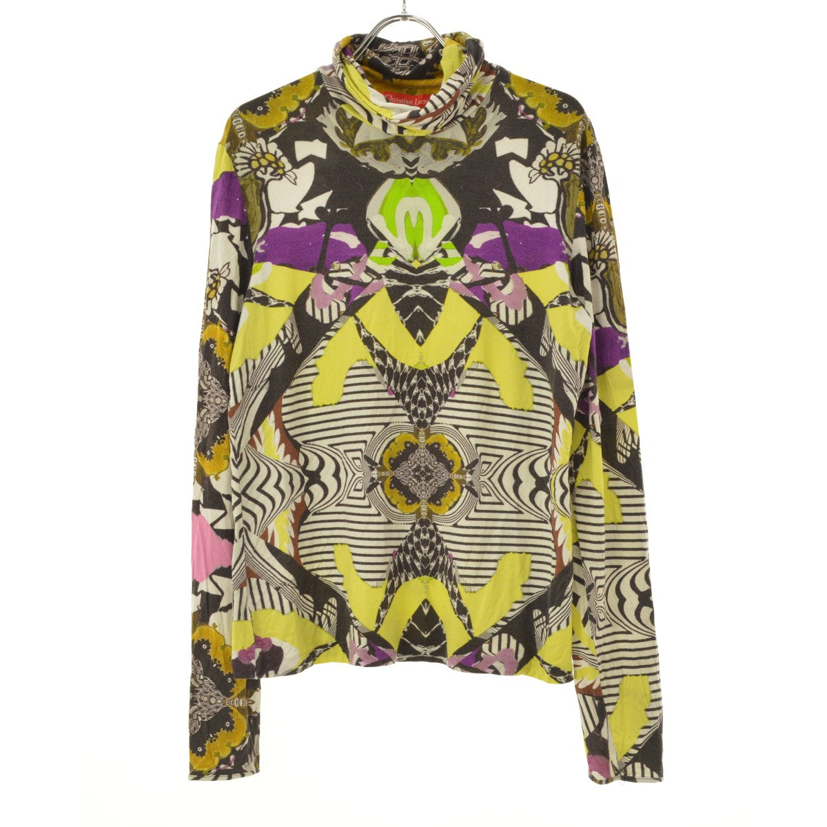 CHRISTIAN LACROIX 総柄タートルネック