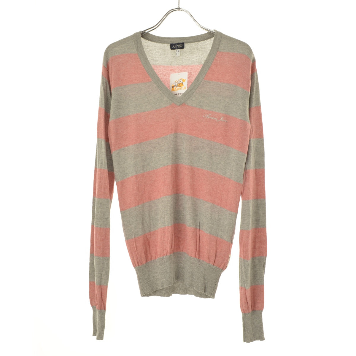 ARMANI JEANS ボーダーVネック