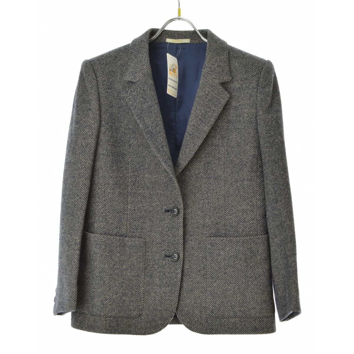 Aquascutum カシミヤ混ウール 2釦