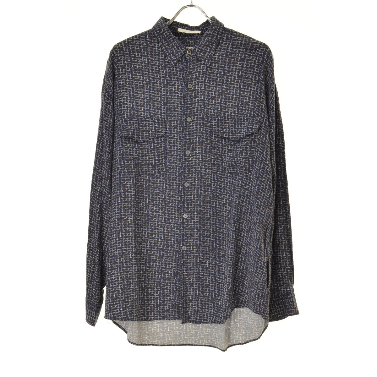 PERRY ELLIS 総柄プリント レーヨン