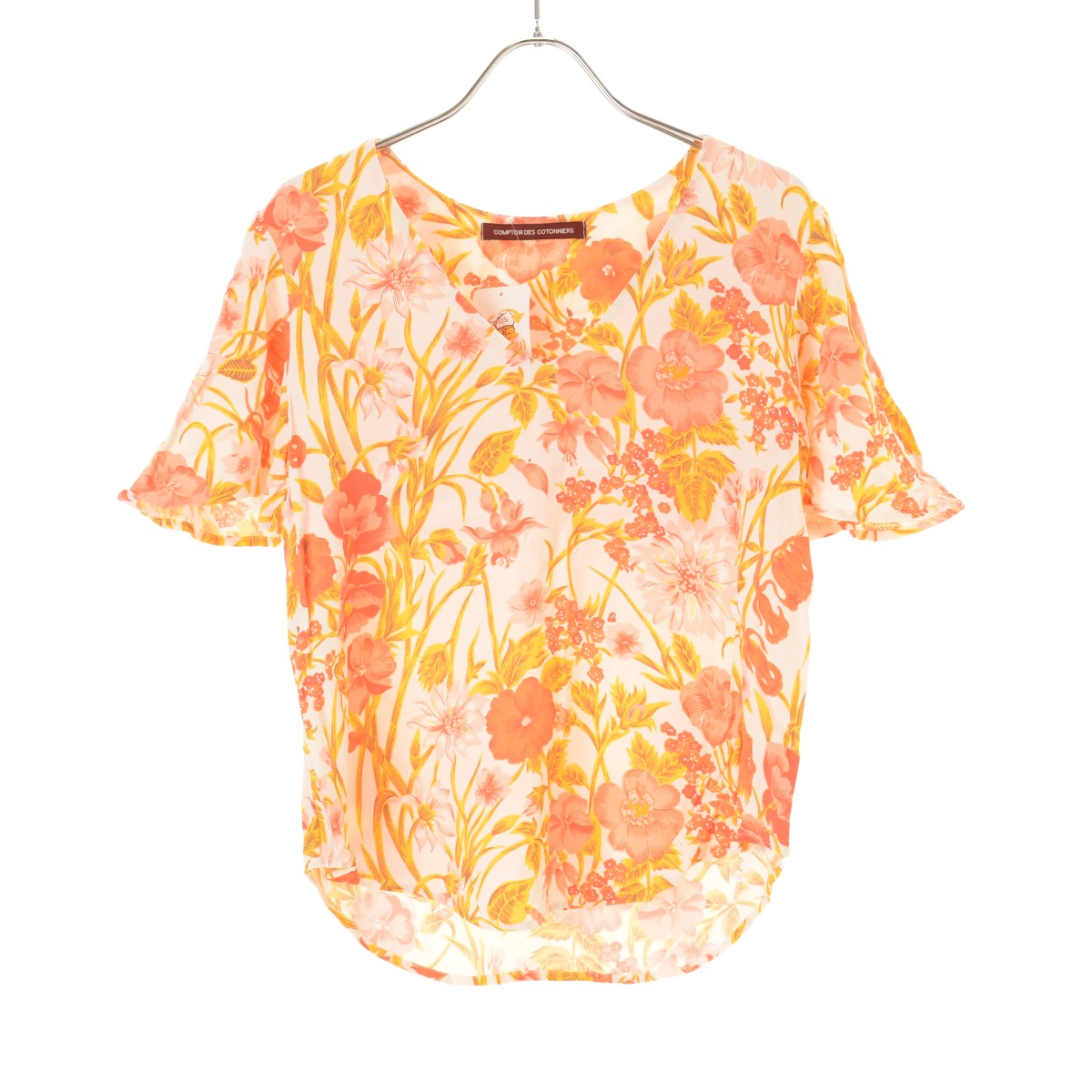 COMPTOIR DES COTONNIERS フラワー柄レーヨン