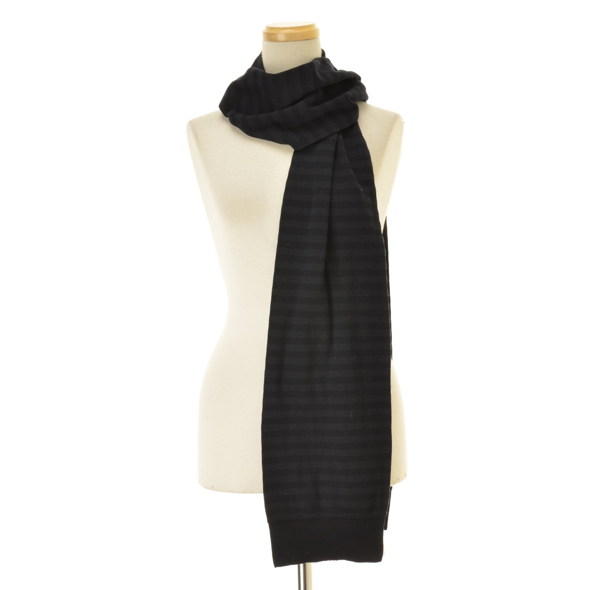 BURBERRY BLACK LABEL カットソーリブデザイン ボーダー