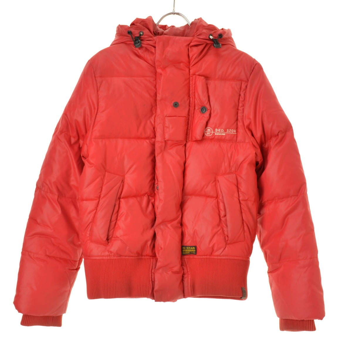 G-STAR リブ付き フーデッド