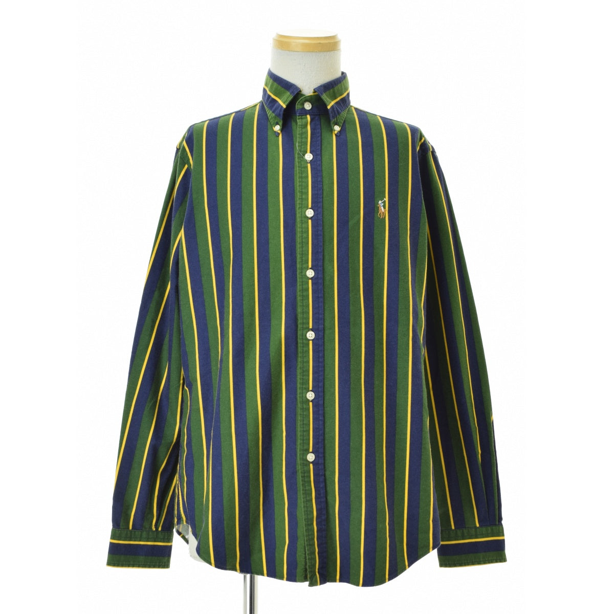 RALPH LAUREN CLASSIC FIT オックスフォードマルチストライプ ボタンダウン