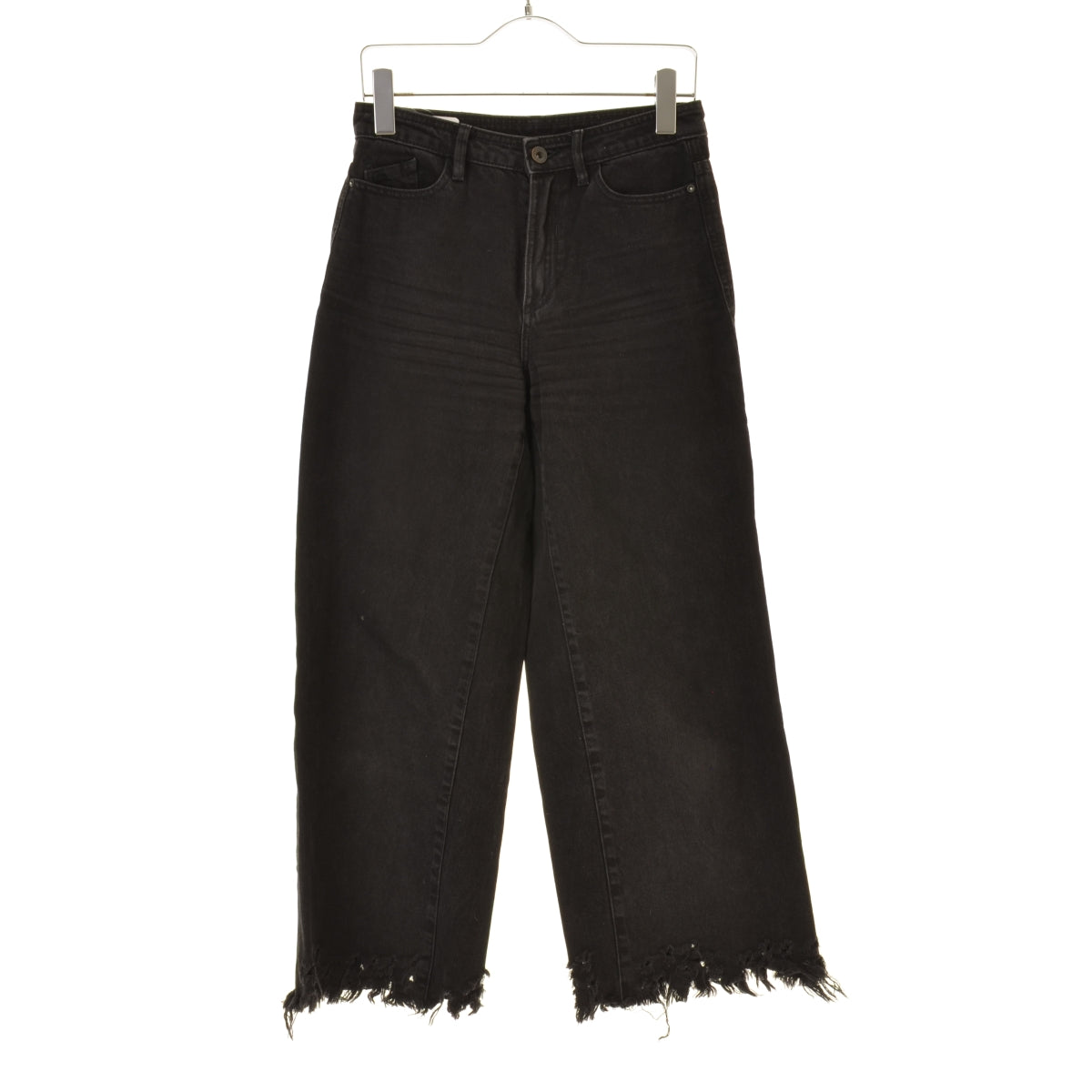 ZARA TRF カットオフ ブラックデニム