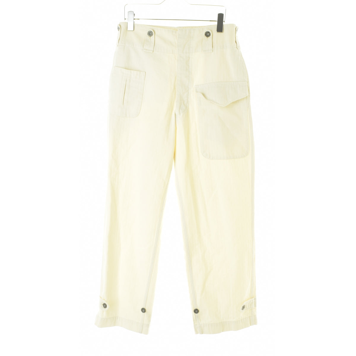 OUTIL PANTALON HAZABROUCK ヘリンボーン ワイド