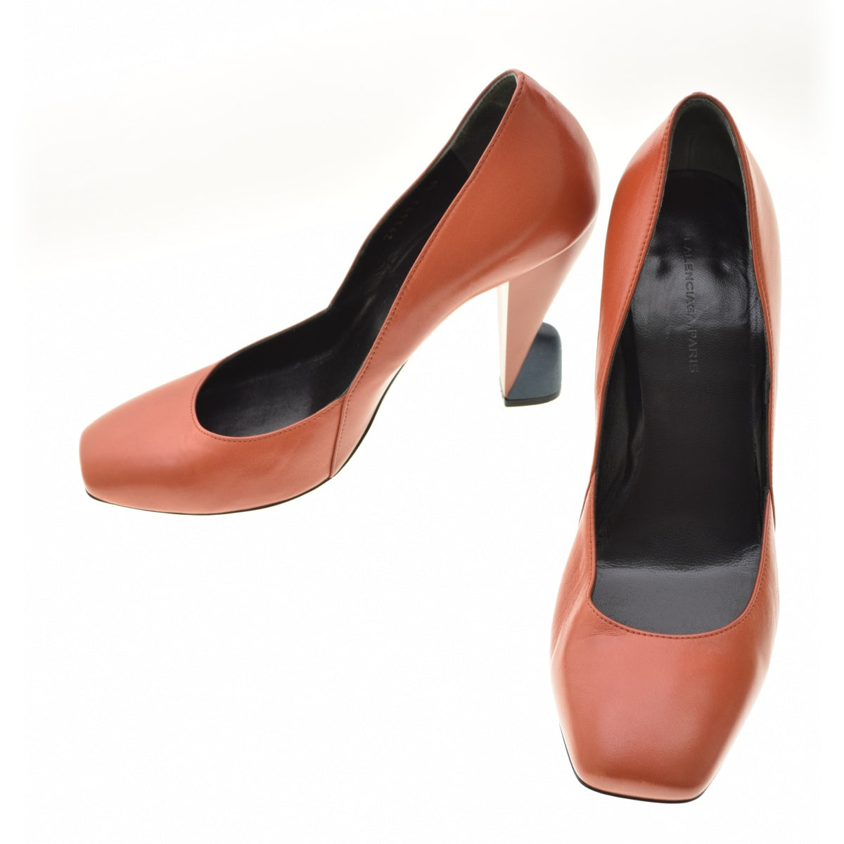 BALENCIAGA 292682 レザーヒール スクエアトゥ