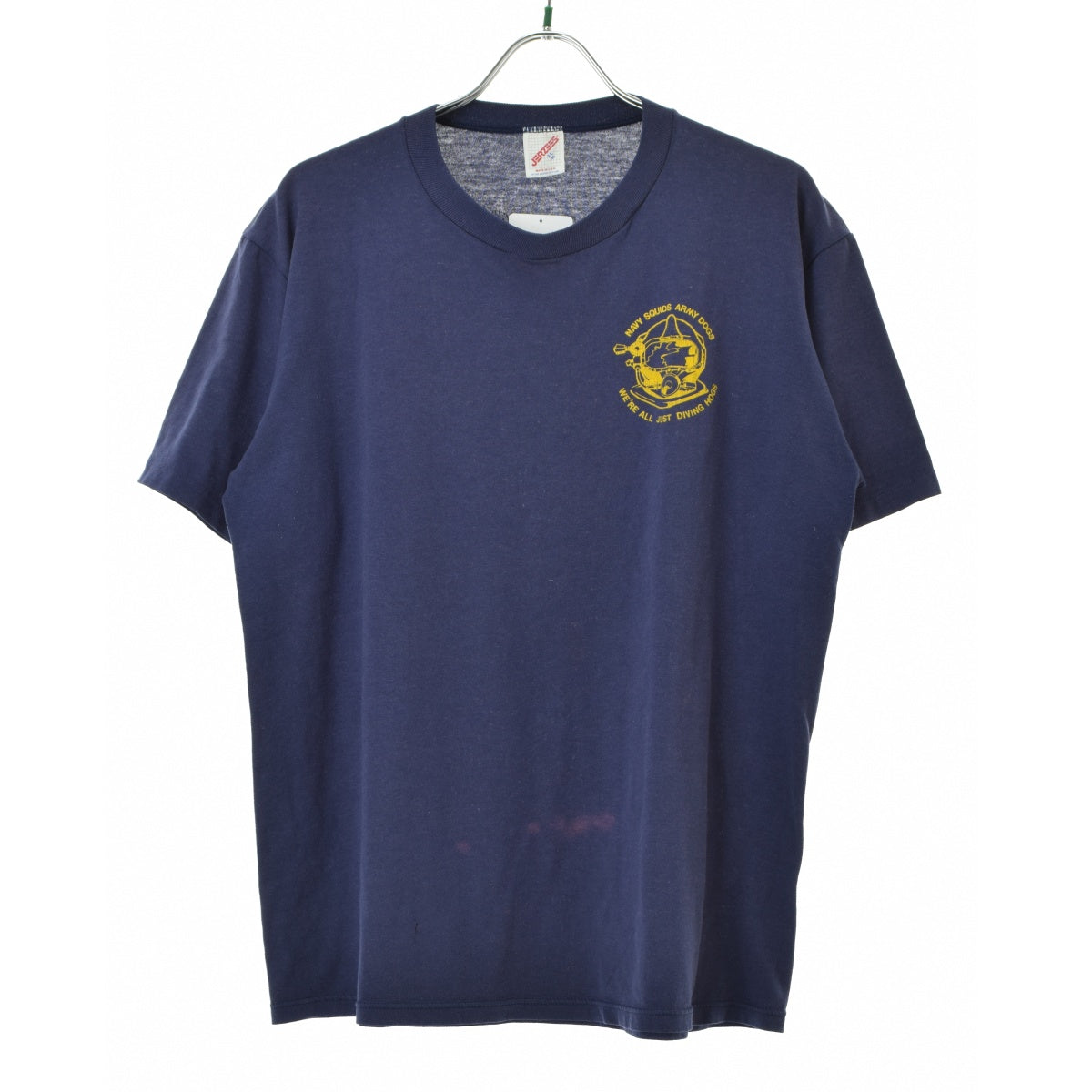 JERZEES 80s USA製 NAVY SQUIDS ARMY DOGS