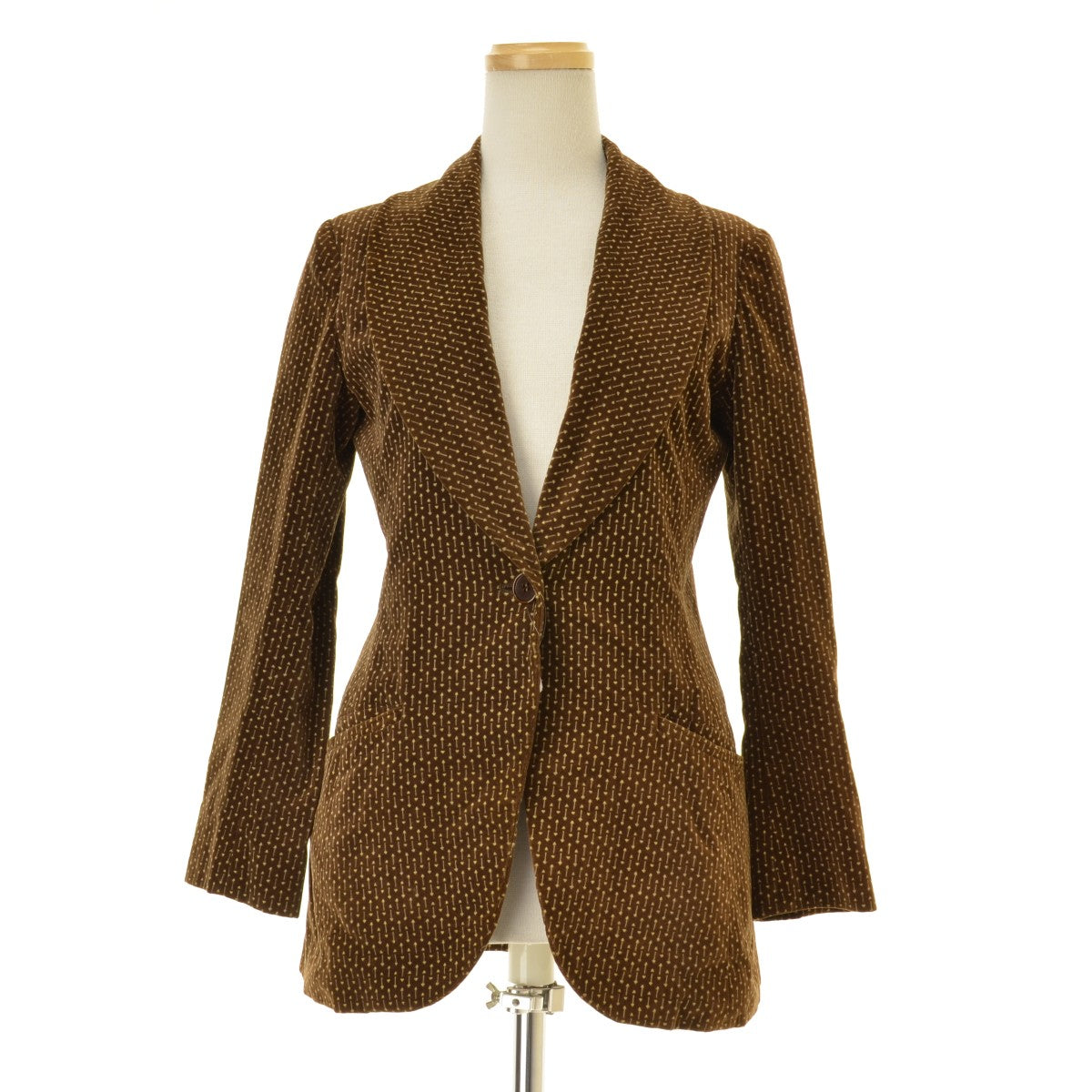 ISSEY MIYAKE 70s ショールカラー ベロア 1釦