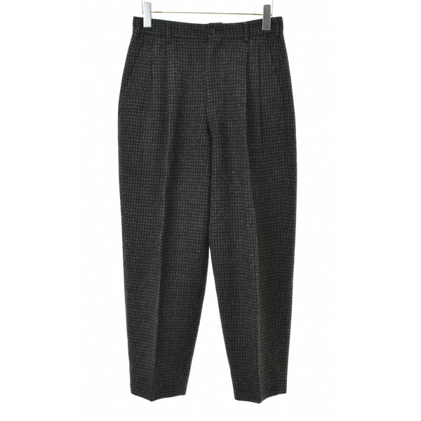 COMME des GARCONS HOMME PLUS 80s archive PP-05054 千鳥柄2タックテーパード スラックス