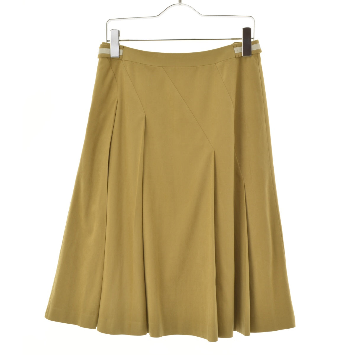 TRUSSARDI フェイクスエード プリーツ