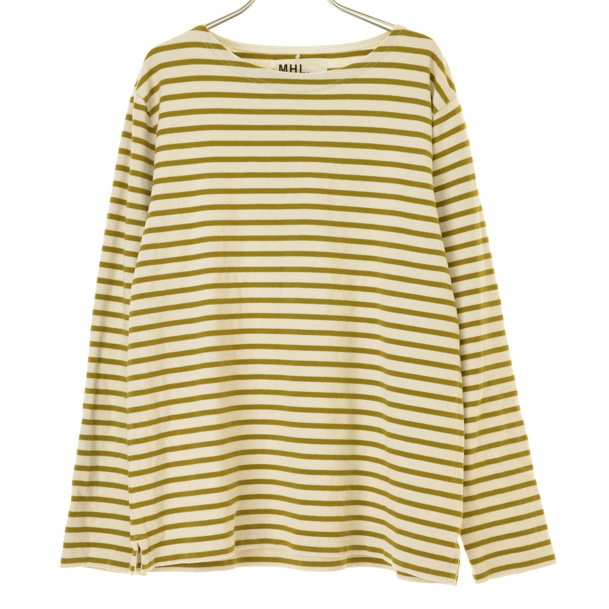 MARGARET HOWELL MHL NAVAL STRIPE JERSEY ボーダー柄ボートネック