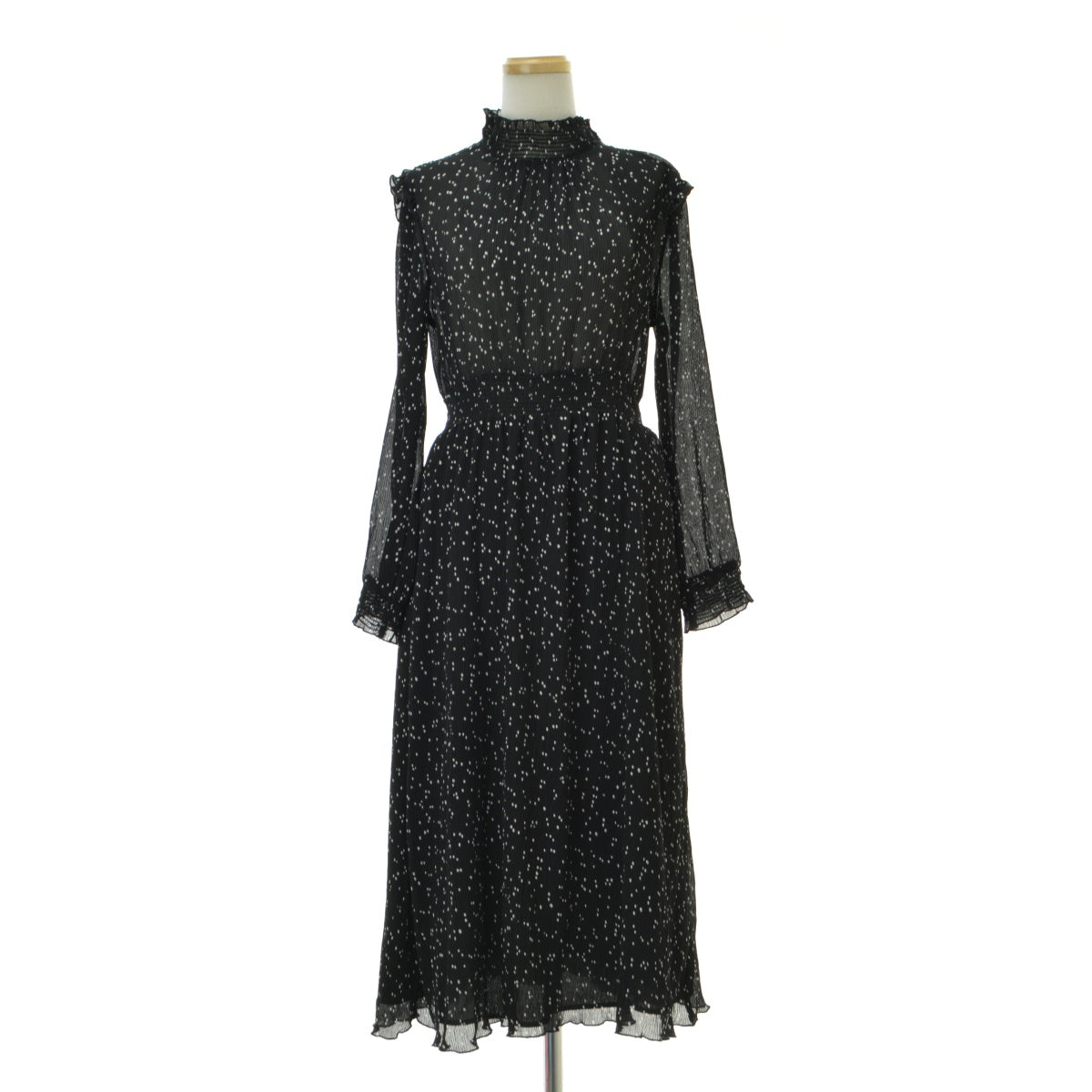 ZARA シフォン ドット柄