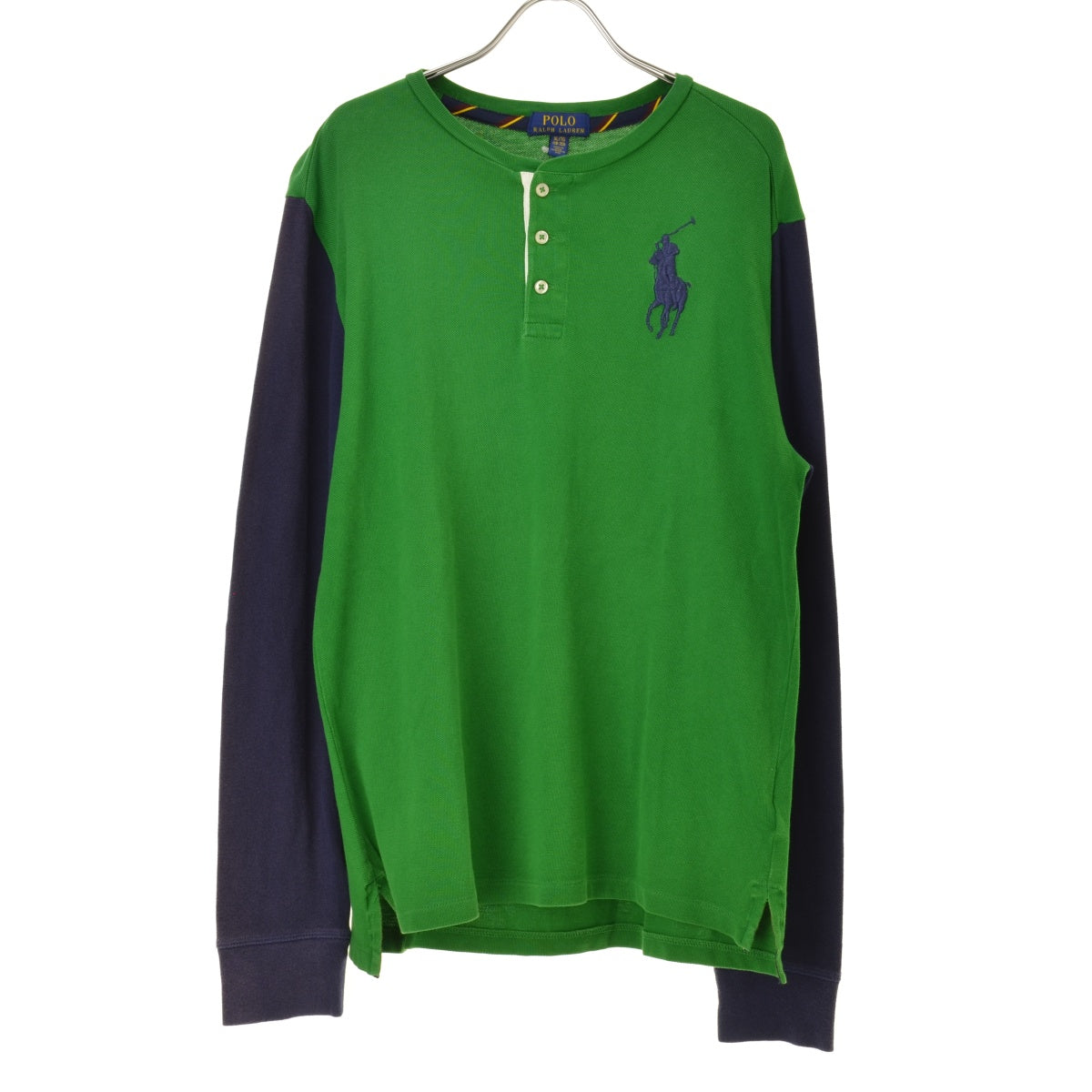 POLO RALPH LAUREN ヘンリーネック 2トーン BIG PONY