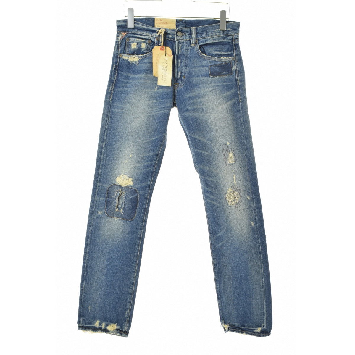 Denim & Supply Ralph Lauren SLIM LOW RISE TAPERED リペア加工