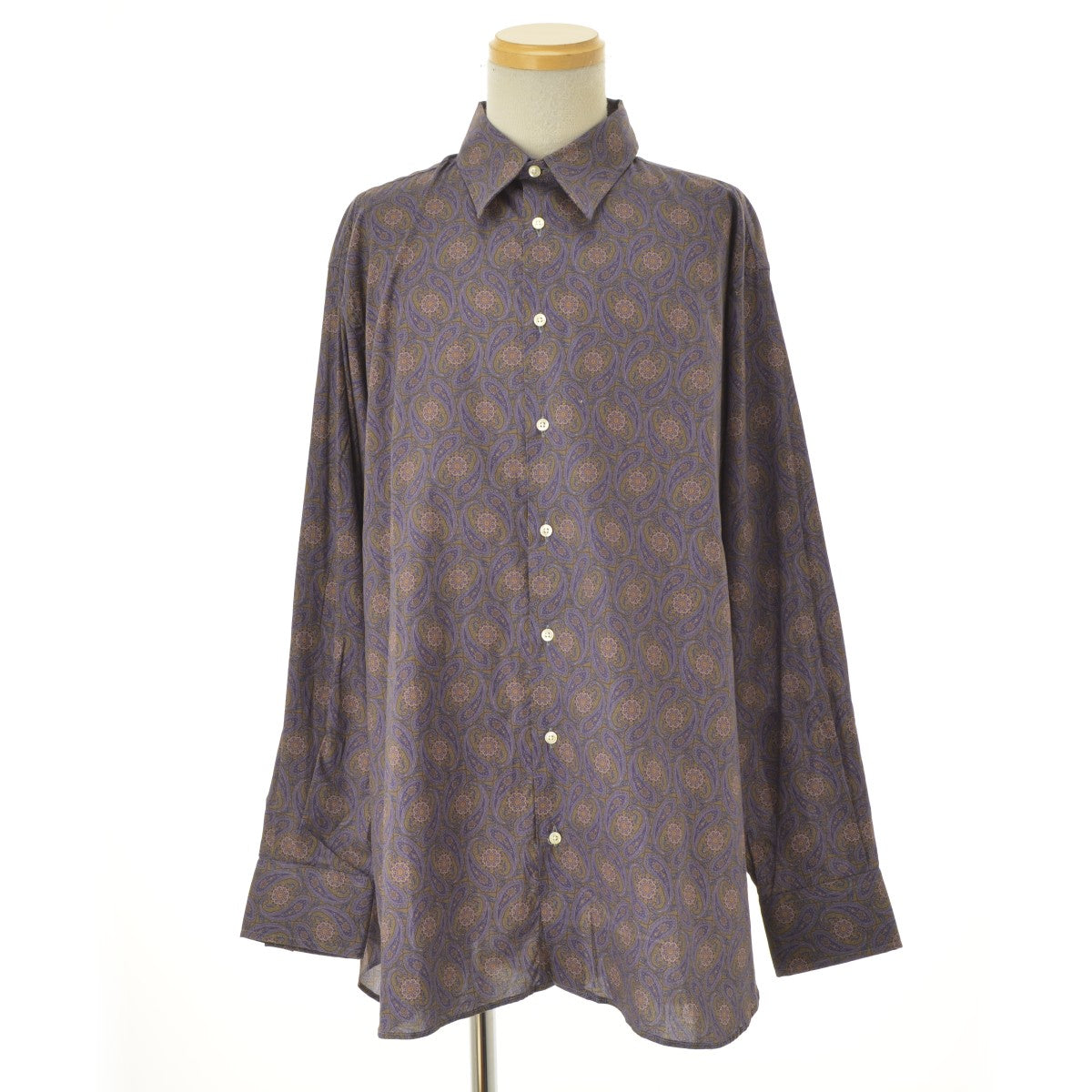 INDIVIDUALIZED SHIRTS USA製 ペイスリー柄