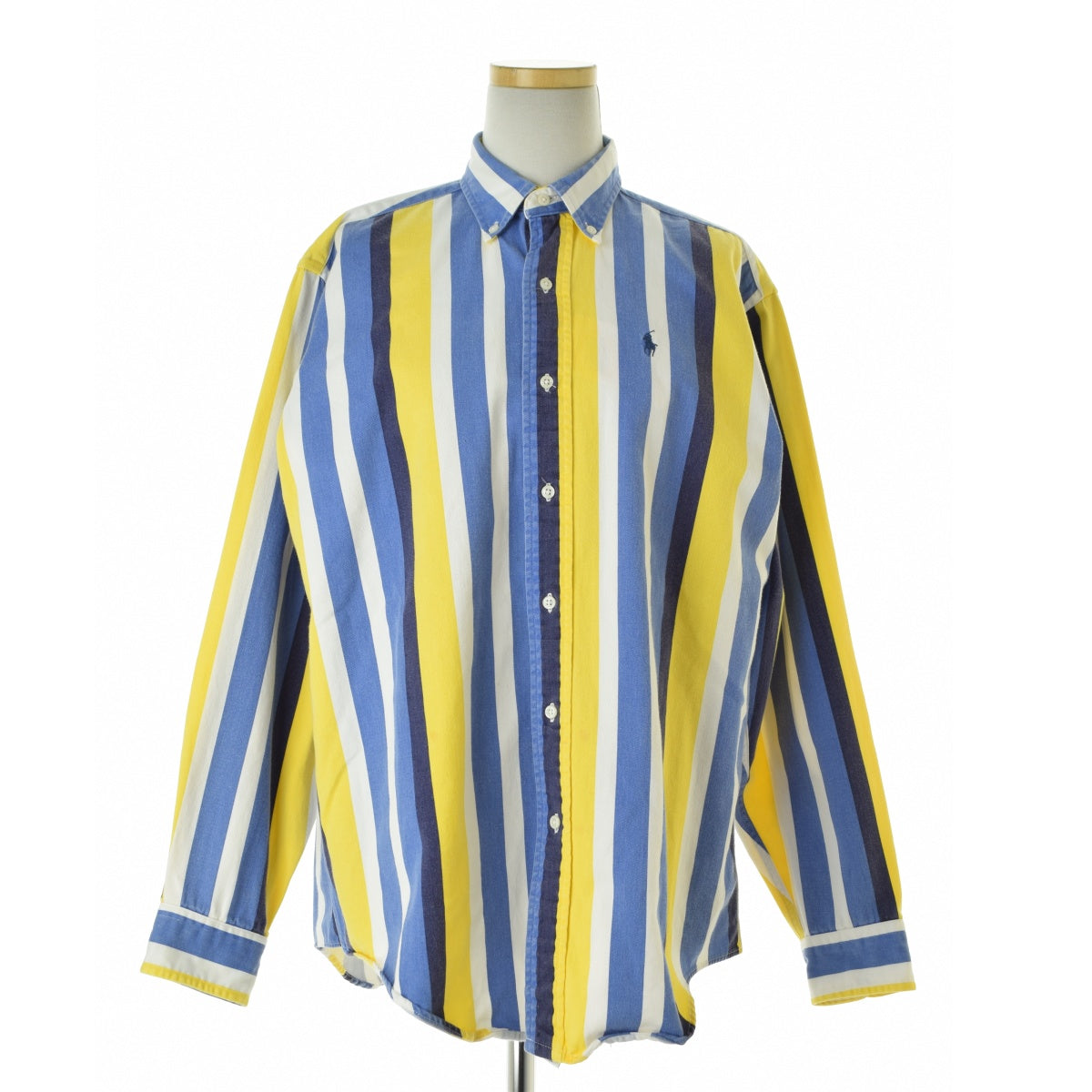 POLO RALPH LAUREN USA製 ストライププリント ボタンダウン