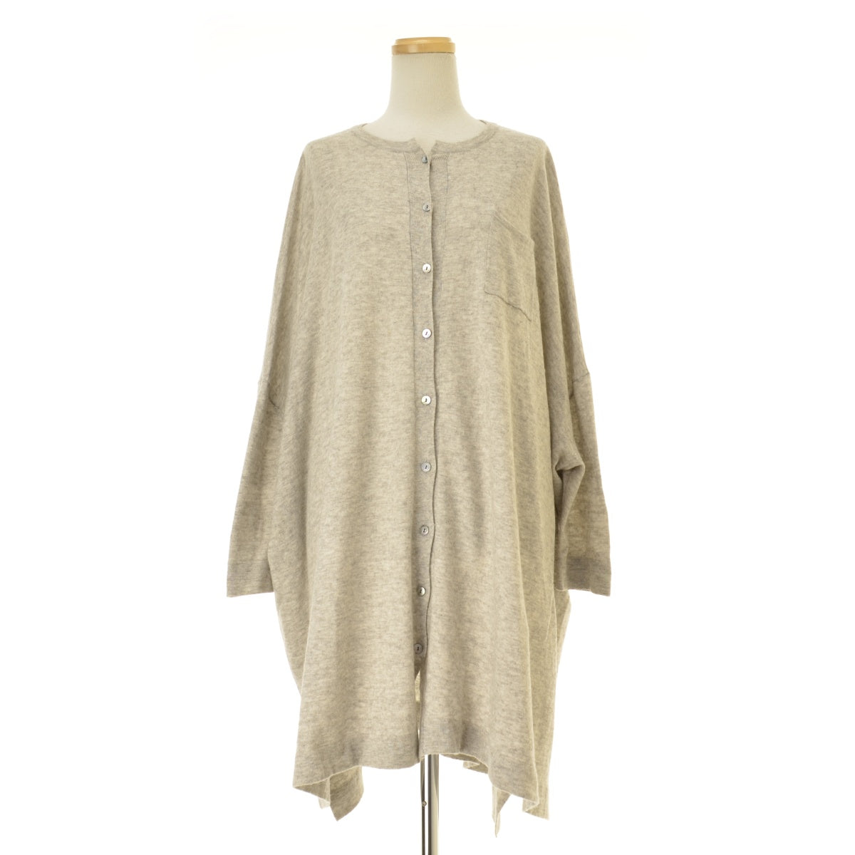 mizuiro-ind 3-259959023 knitted stand collar shirt OP スタンドカラー ニット