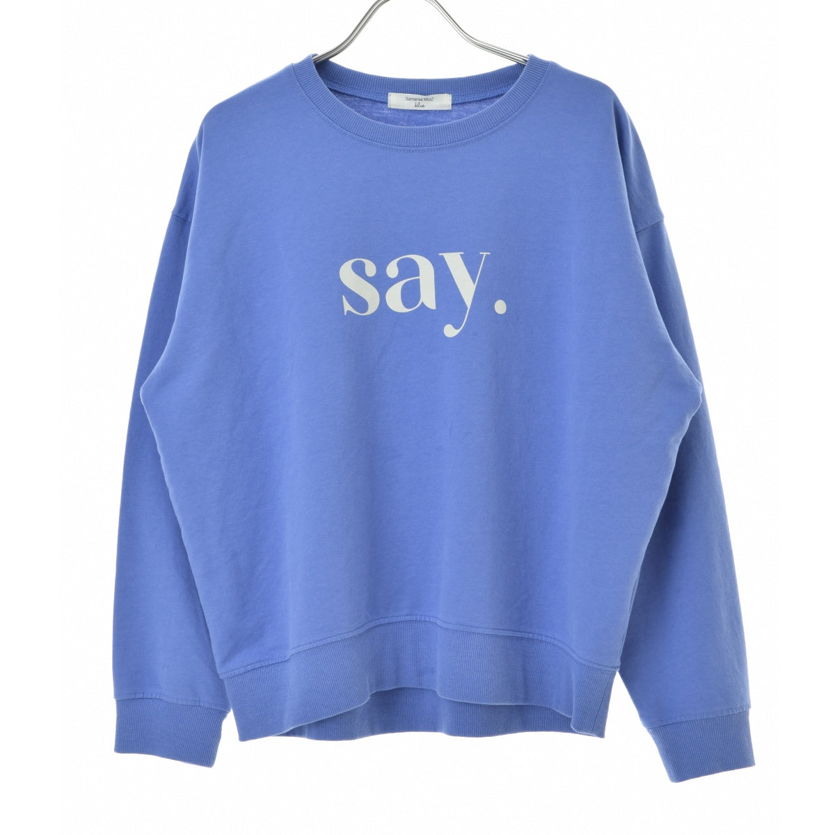 SM2 Samansa Mos2 blue SM2 Samansa Mos2 blue インレイプルオーバー