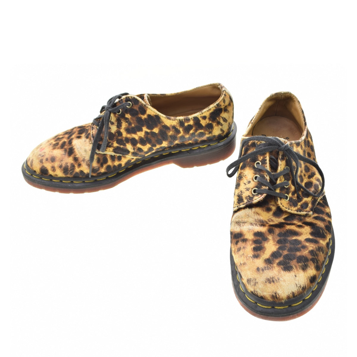 Dr. Martens Smiths Micro Leopard Hair On スミス .レオパード