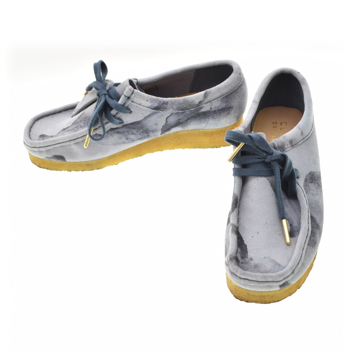 CLARKS 261600324040 WALLABEE BLUE CAMOFLAGE