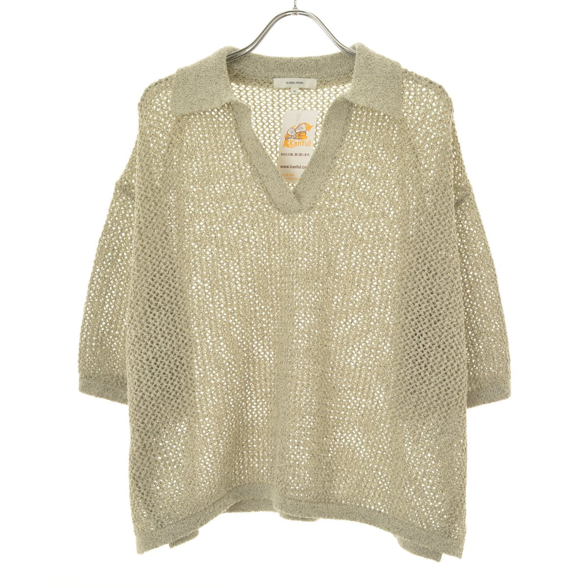 GLOBAL WORK GW625021CF ラメ混ニット