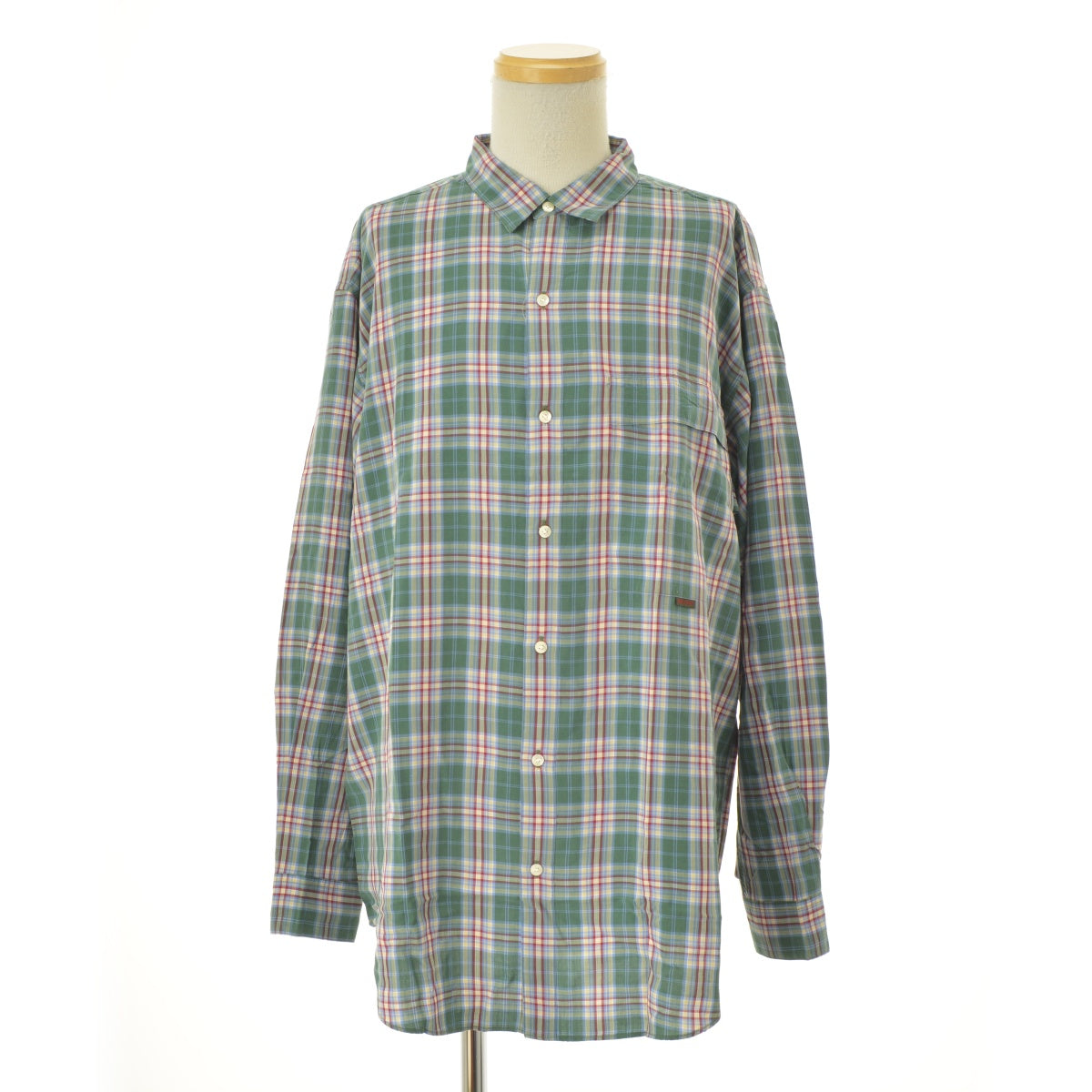 PAPAS maniere de heming チェック レーヨン