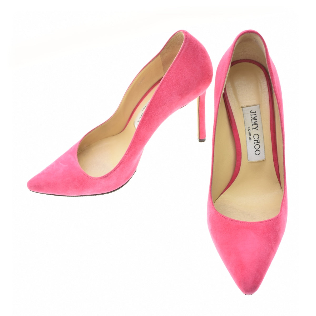 JIMMY CHOO ROMY 100 スエード ポインテッドトゥ