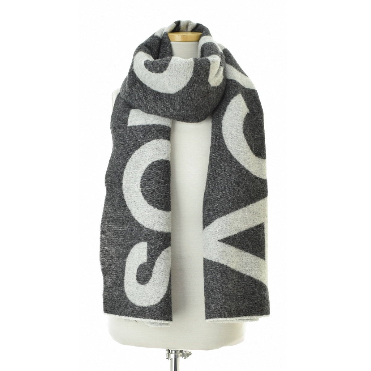 Acne Studios CA0104 JACQUARD LOGO SCARF