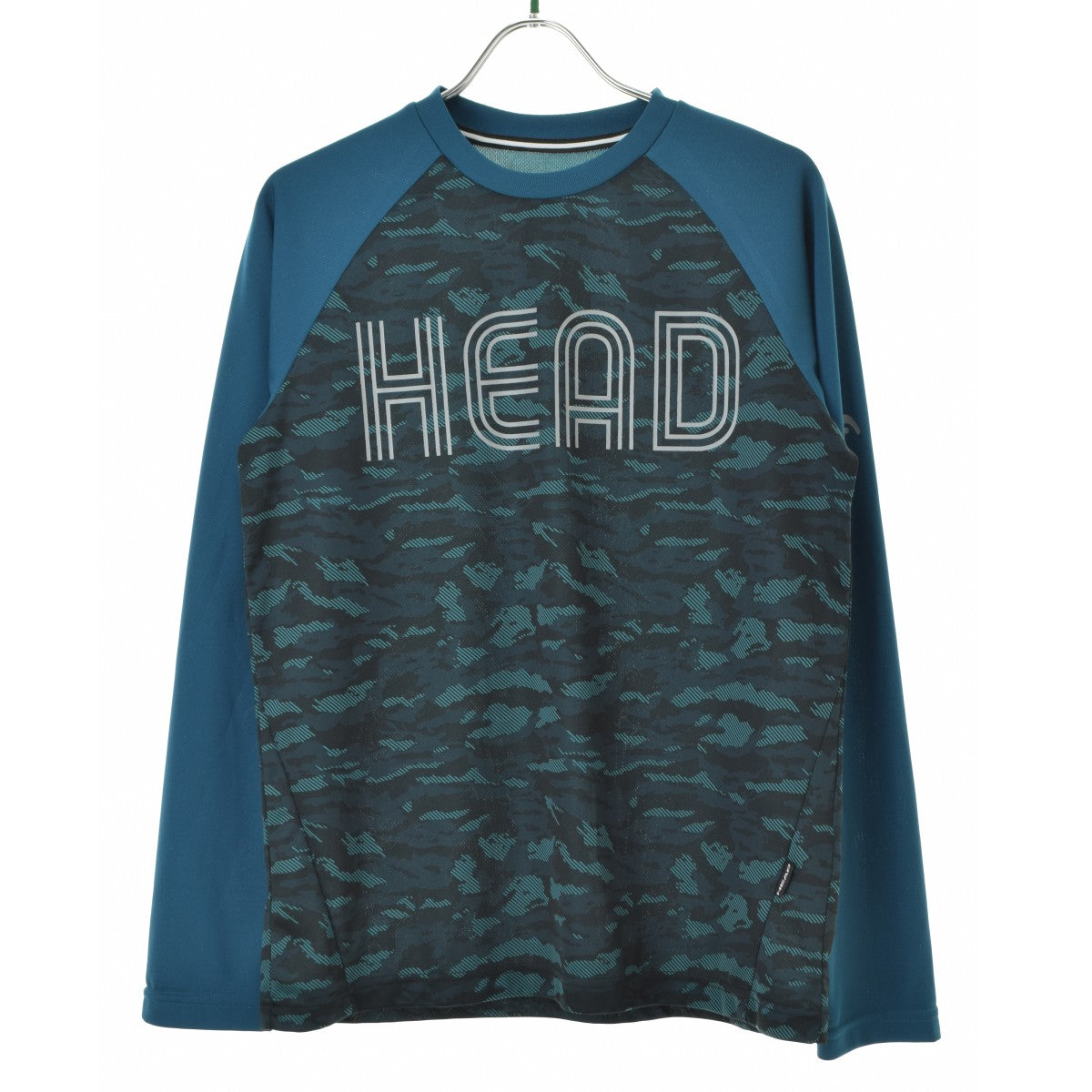 HEAD 1251064GMHD 迷彩ラグラン ロゴプリント