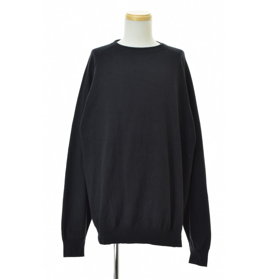 COMOLI 25SS B01-05013 LWコットン裏毛 クルーネック