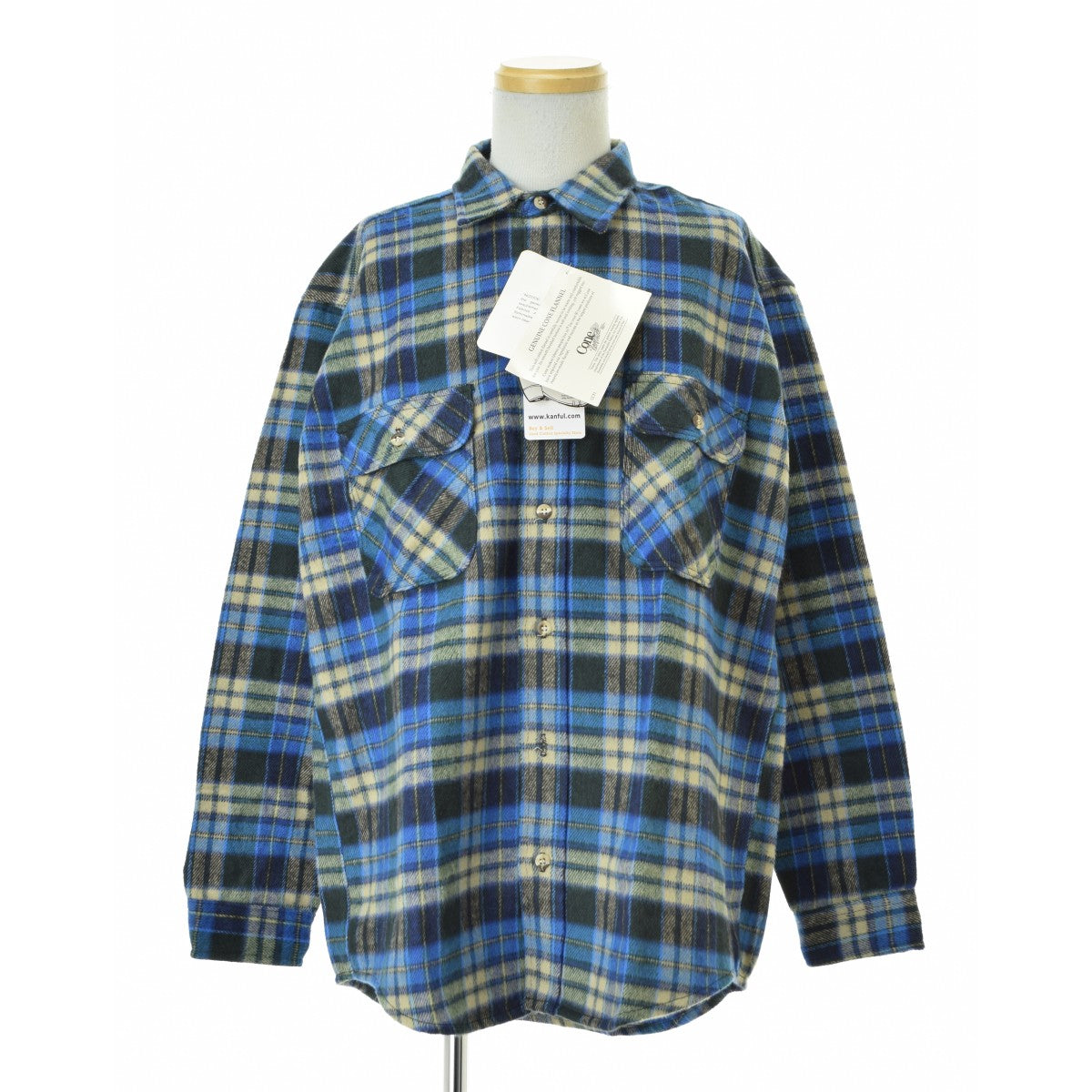 Melton 90s チェックメルトンフランネル
