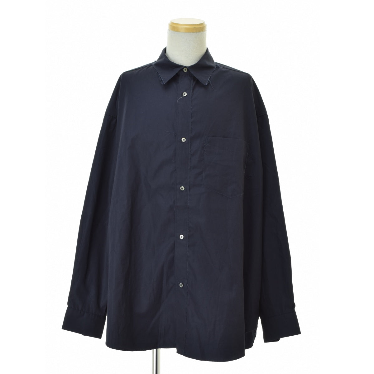 Graphpaper GM254-50102 CF.GP Oversized Regular Collar Shirt