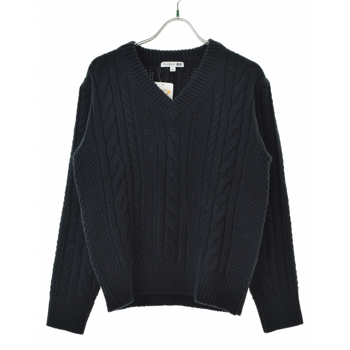 UNIQLO 471745 ケーブルVネックセーター