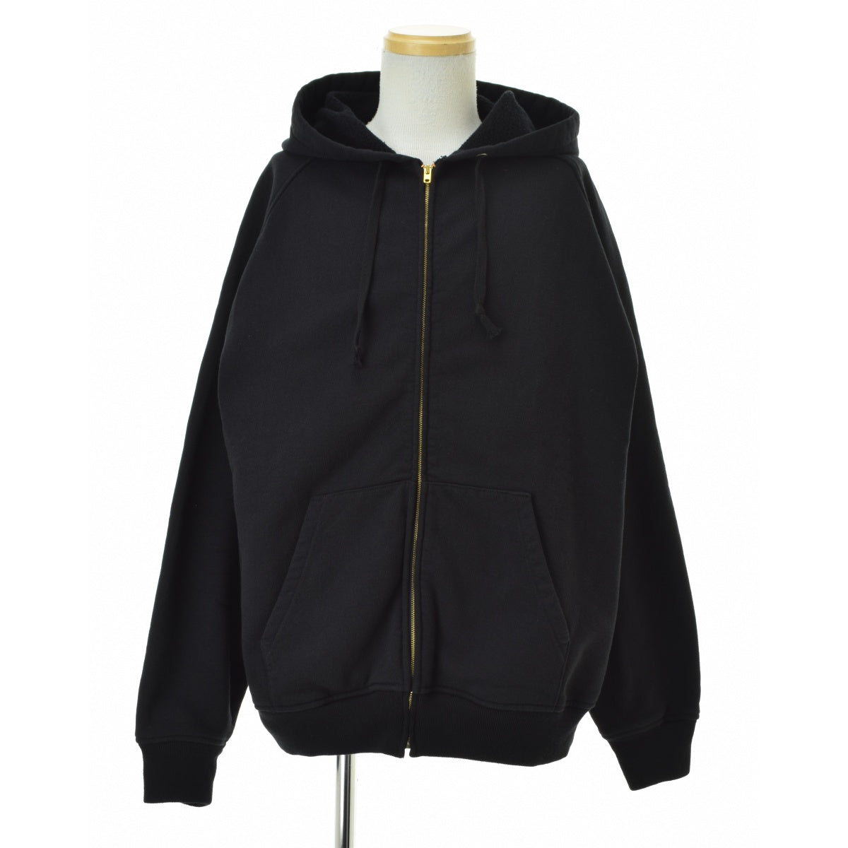 COMOLI 26SS D01-05001 コットン裏毛 ジップパーカー