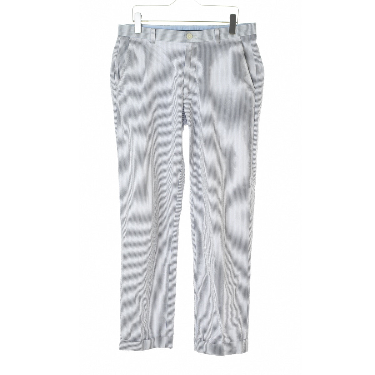 BROOKS BROTHERS CLARK シアサッカー ストライプ ノープリーツ トラウザー