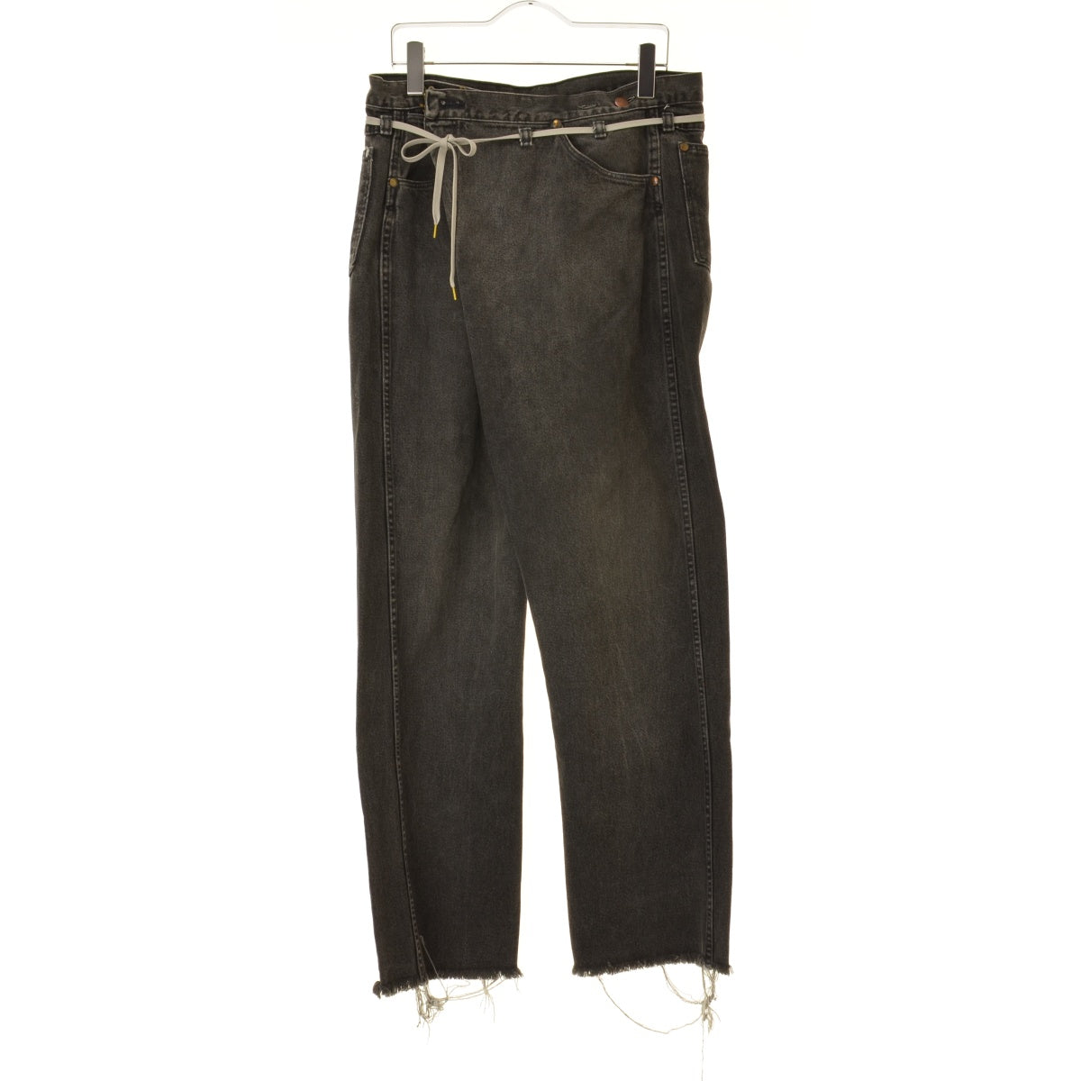 MAISON EUREKA 017 VINTAGE REWORK BIGGY ブラックデニム