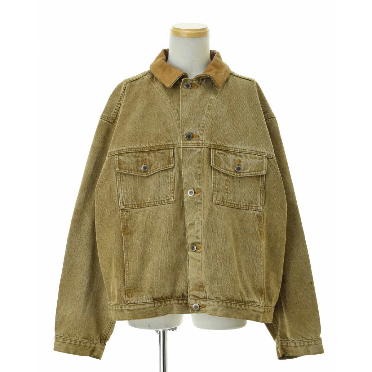 TIMBERLAND 襟レザー