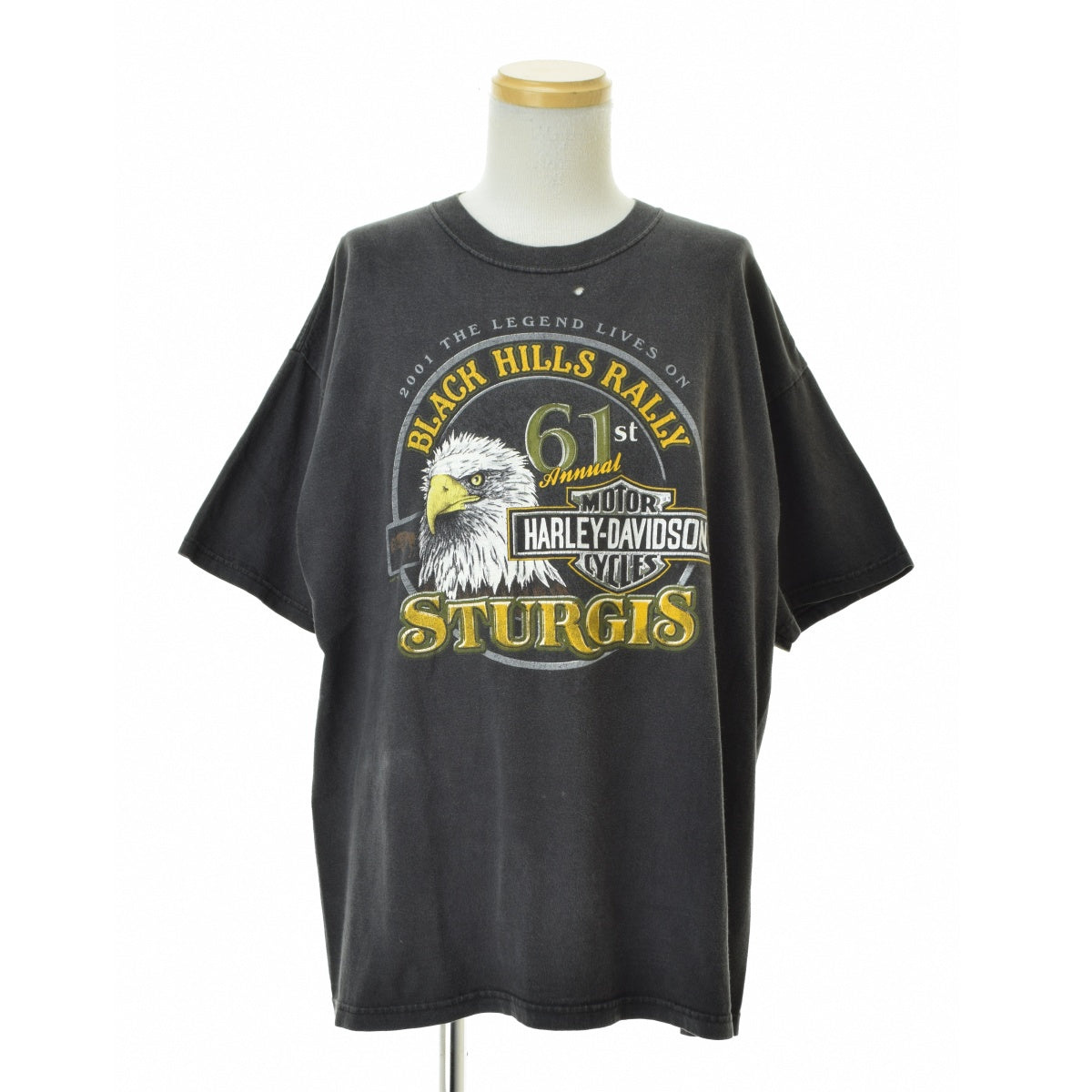 HARLEY DAVIDSON 00s STURGIS BLACK HILLS RALLY 61st 両面プリント
