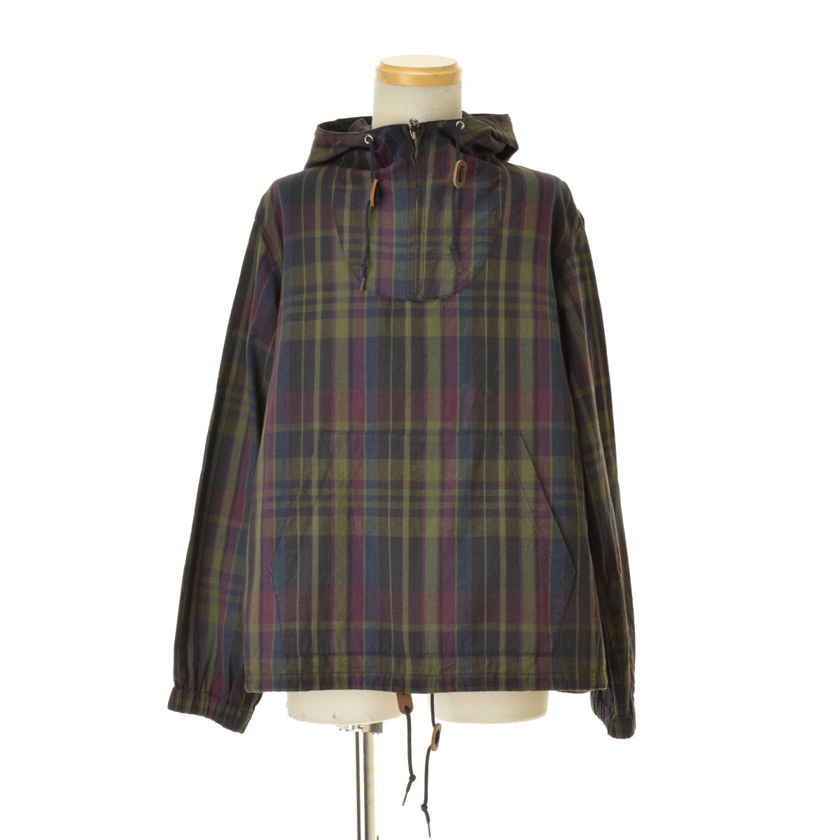 BROOKS BROTHERS 26SS 330002202 インディアンマドラス フーデッド