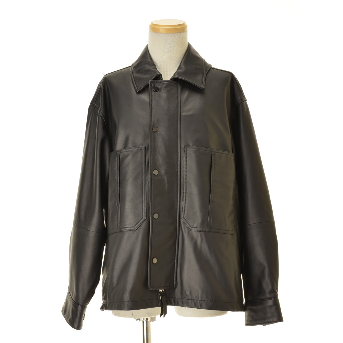 CCU 26SS SH-12-C-SHEEP-5 COVERALL SHIRT SHEEP SKIN シープスキン カバーオールシャツ