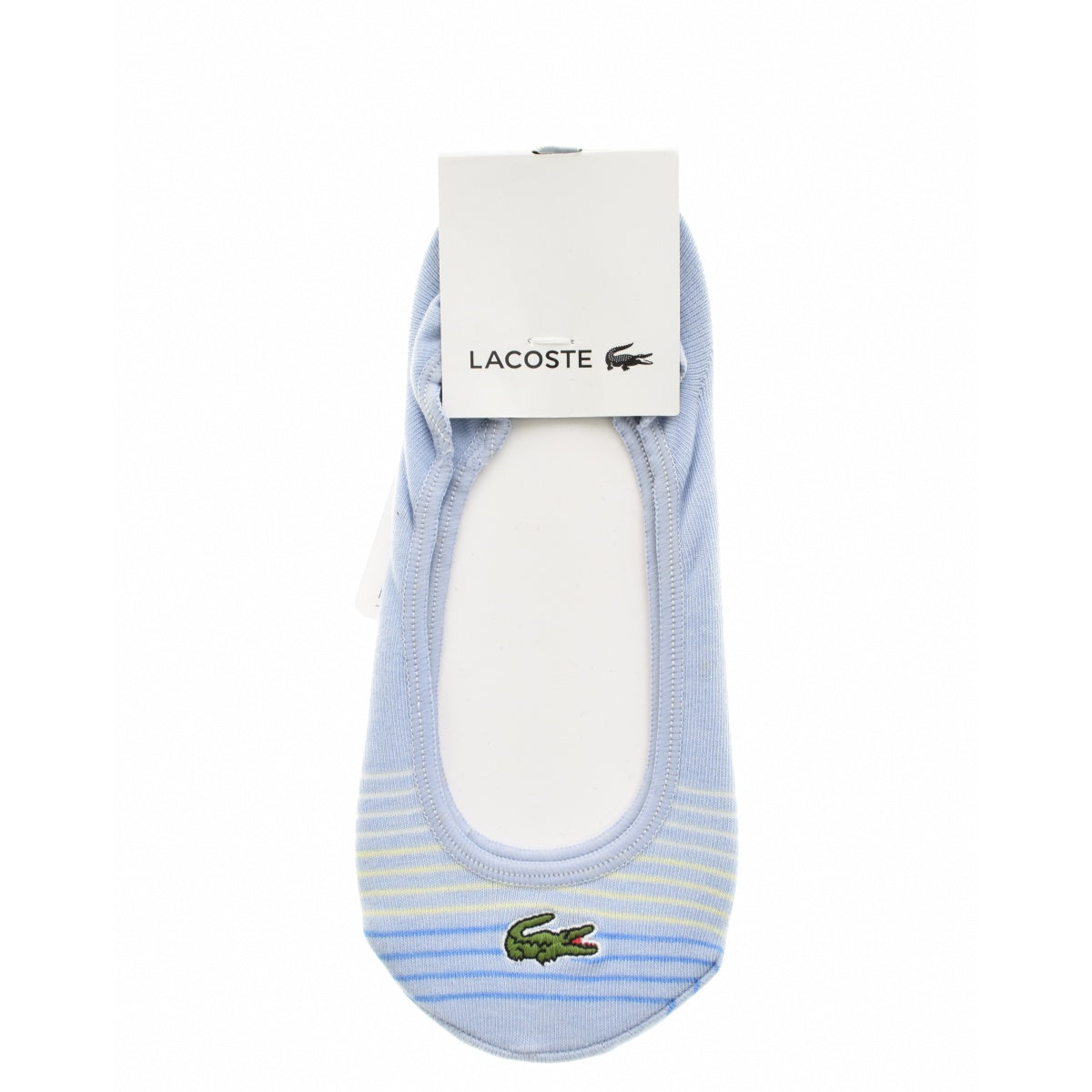 LACOSTE ボーダーフットカバーソックス