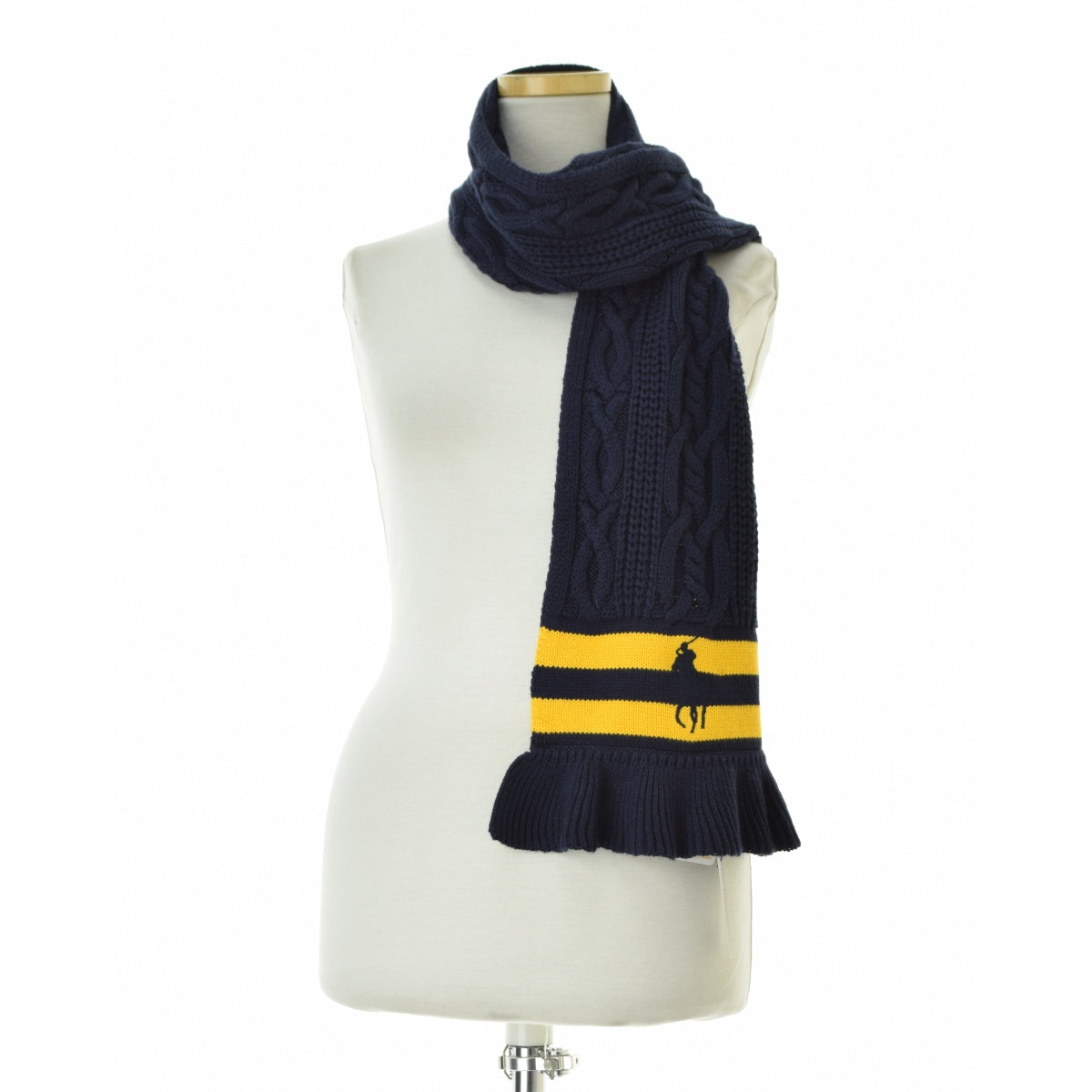 RALPH LAUREN CWRLCOLGZ100019 ケーブル編み フリル