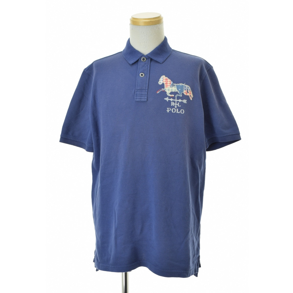POLO COUNTRY 710B13499001 クラシック フィット ホースアップリケド ポロシャツ