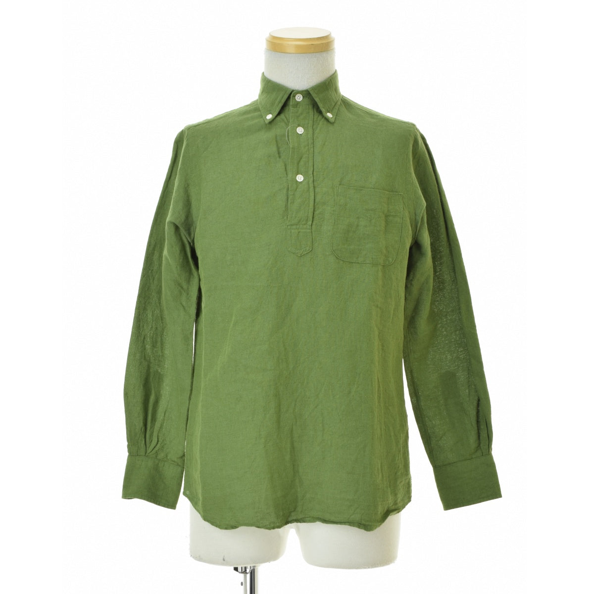 SOUTIENCOL 24AW 242002 シーチングワッシャー B.D.プルオーバーシャツ